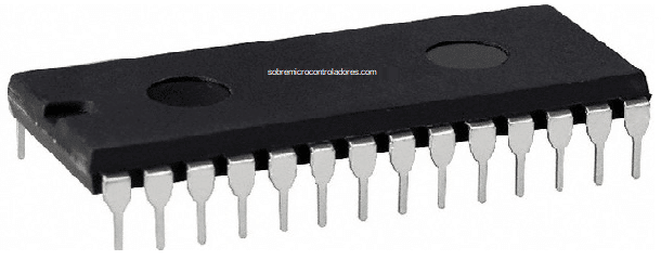 circuito integrado de un microcontrolador